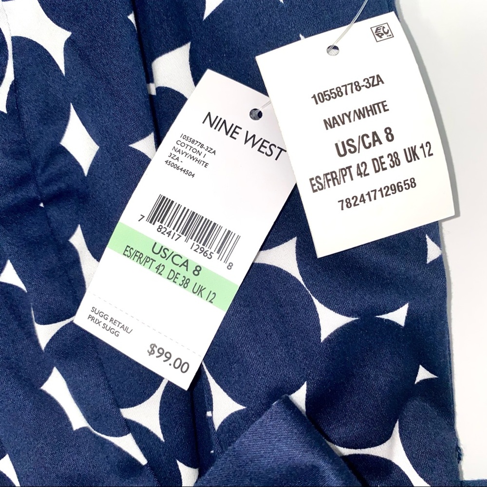 SOLD 💕NWT Nine West Tie-Waist Sleeveless Dress - Picture 5 of 14